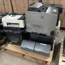 Printers - 3 pallets of used/retired desktop-sized printers. ALL ARE UNTESTED.