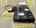 Dell Latitude Laptops: 3 pallets of laptops, 275 total; some tested, all powered on. Power supplies included.