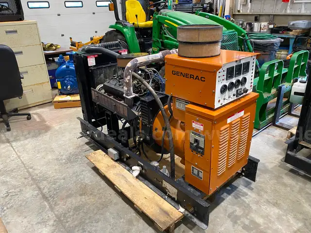 Generac Generator and Transfer Switch (Natural Gas Powered)
