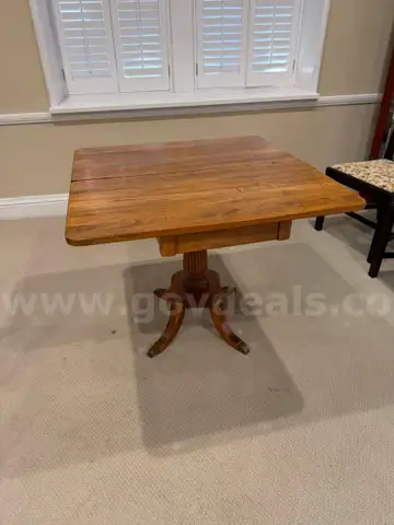 Antique wood table