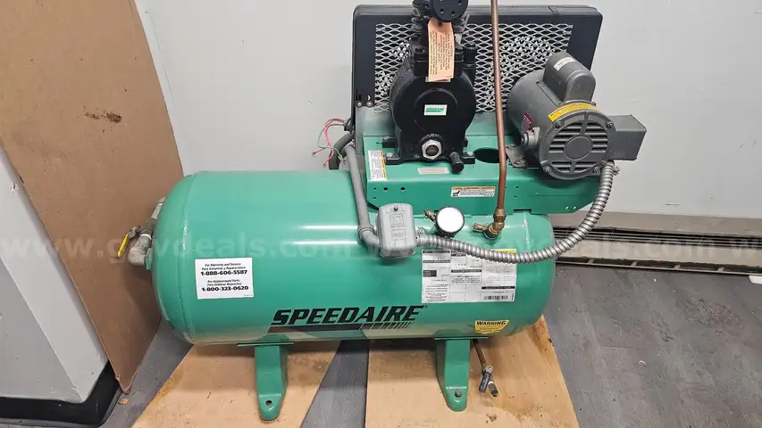 TWO UNITS air  compressor speedaire 30 gallons