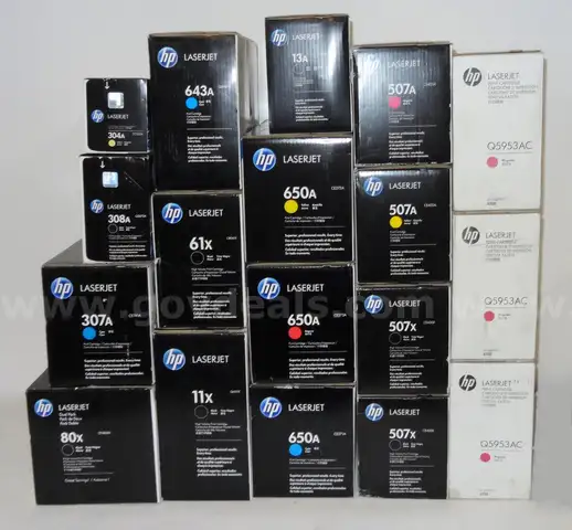 Lot of (42) HP Laser Jet Toner