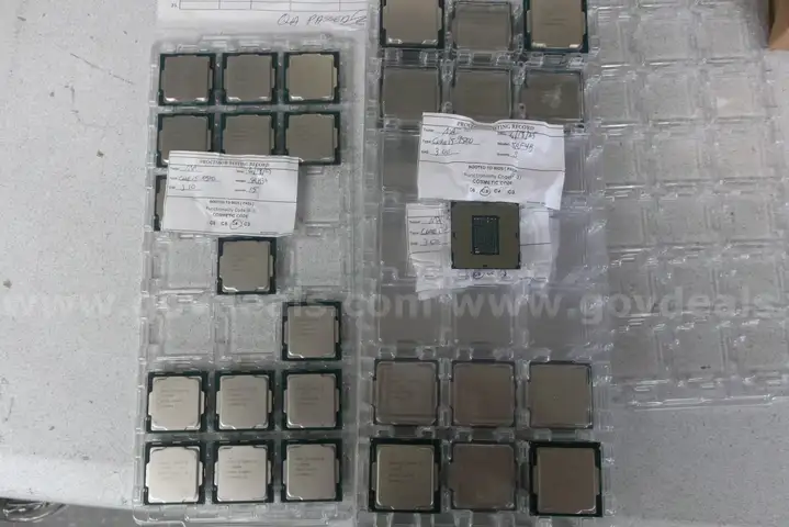 Lot of (100) Intel Core i5 &#x26; i7 Processors &#x2013; Various Models and Speeds