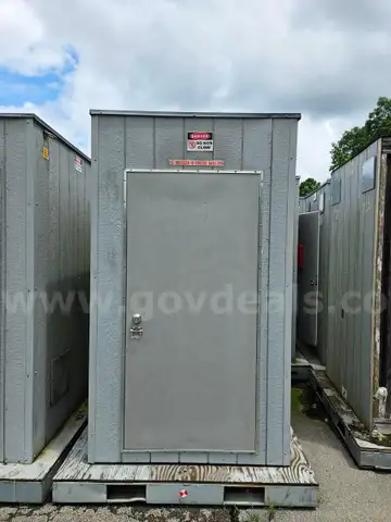 Lot of 82 Grey FEMA Pump House Containers