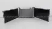 14in Portable Tri-screen monitor w/carrying case
