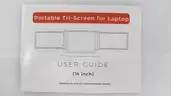 14in Portable Tri-screen monitor w/carrying case