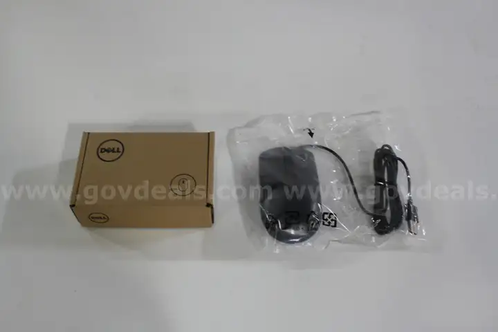 Lot of (55) Dell MS116-BK Corded Mice