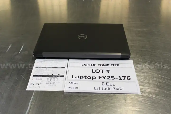 Lot of (5) Dell Latitude 7480 i5-7300U DDR4 8gb Laptops