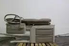 (1) Brewer T-exam table W/Foot pedal