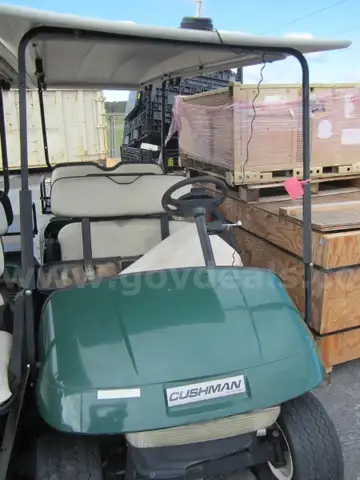 Cushman golf cart not tested for parts