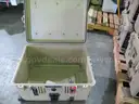 Lot of (16)Durable heavy duty storage cases with handle and wheels