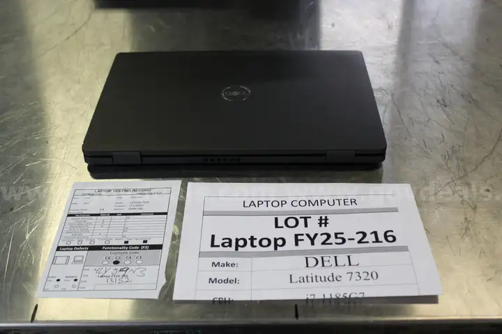 Lot of (173) Dell Latitude 7320 i7-1185G7 DDR4 16gb Laptops
