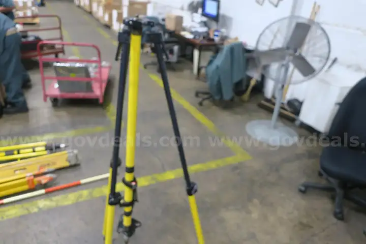 LOT OF (7) TRI PODS FOR SURVEYING EQIPMENT!