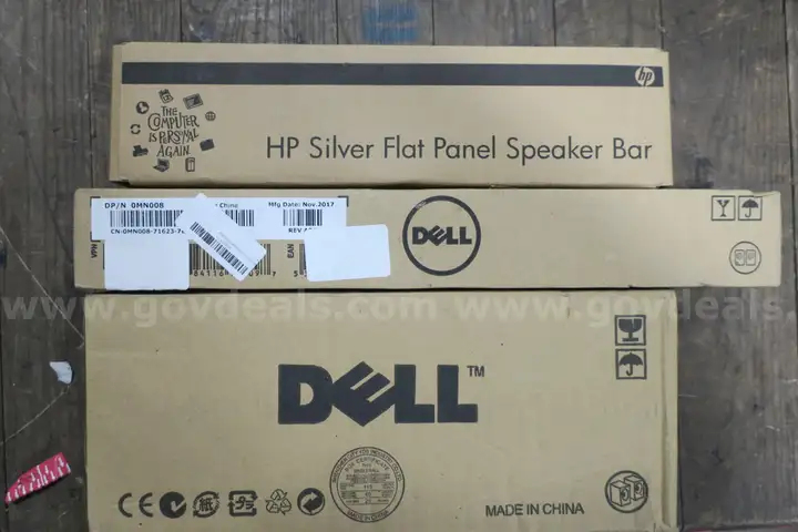 LOT OF (10) DELL/HP SPEAKERS-NEW IN BOX!