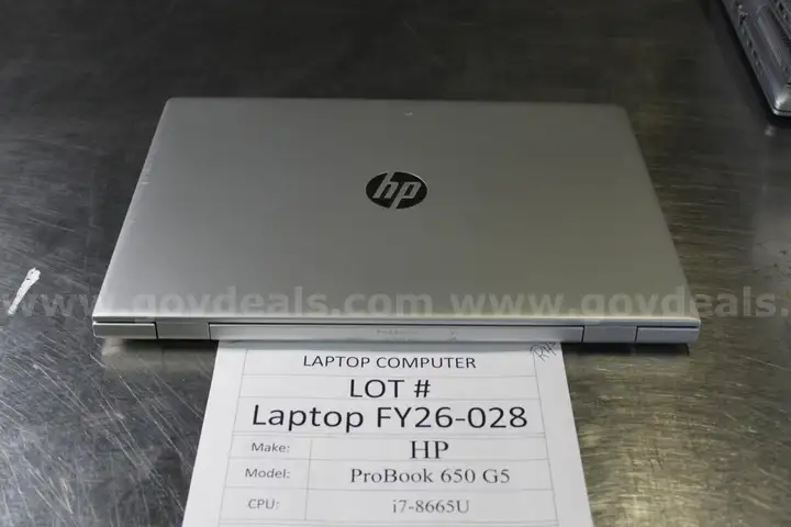 Lot of (11) HP ProBook 650 G5 i7-8665U DDR4 8gb Laptops