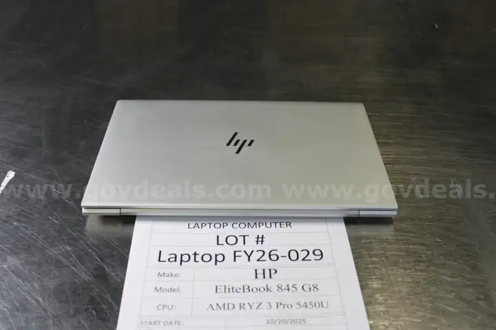 Lot of (19) HP EliteBook 845 G8 AMD RYZ 3 Pro 5450U DDR4 16gb Laptops