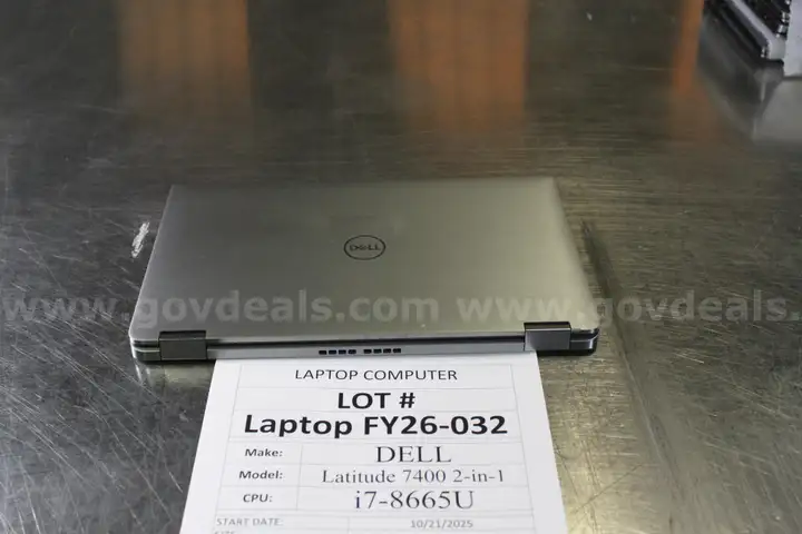 Lot of (6) Dell Latitude 7400 2in1 i7-8665U DDR4 16gb Laptops