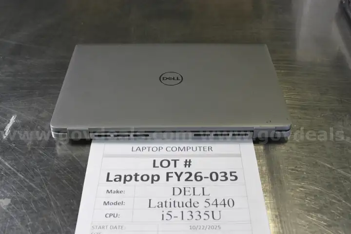 Lot of (11) Dell Latitude 5440 i5-1335U/1345U/1350P DDR4 16gb Laptops
