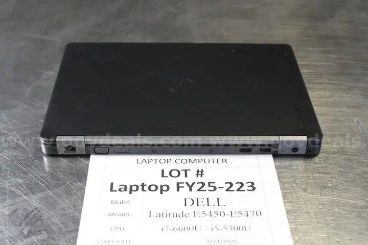 Mixed Lot of (52) Dell Latitude E5450/E5470 (i5/i7) DDR4 8gb Laptops