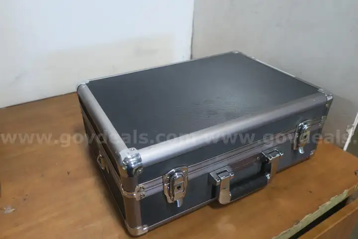 LOT OF (9) VANCUARD HARD CASES- IN GOOD COSMETIC CONDITION!