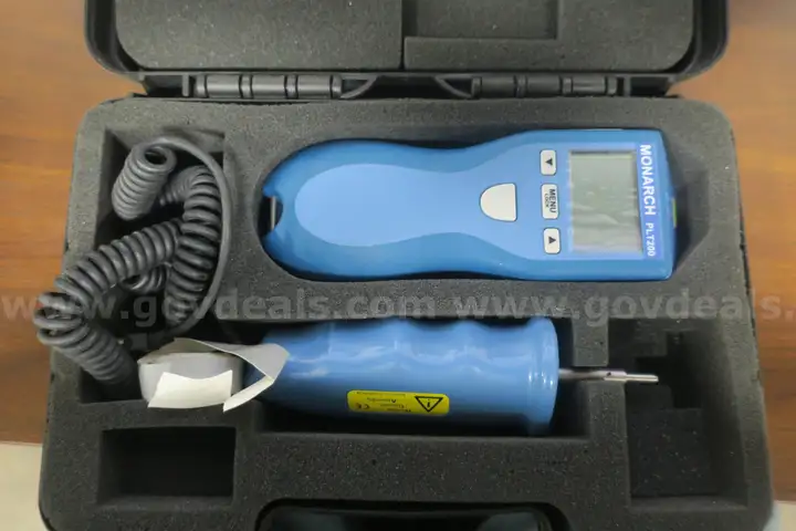 LOT OF (2) MONARCH PLT200 POCKET LASER TACH WITH LASER APERTURE- TESTED!