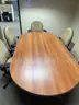 conference room table and chairs
