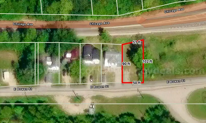 0.11 Acres Residential Lot in  North-West of Chicago (Savanna, IL)