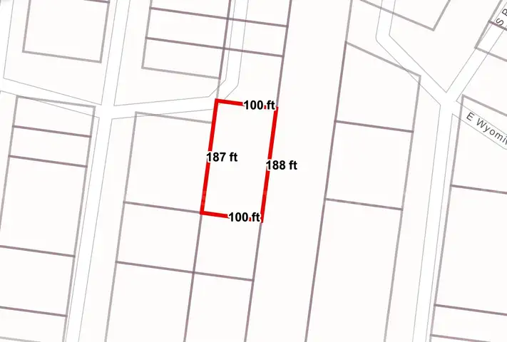 Large 100 X 187 Sq ft Residential Lot in Sandoval, IL