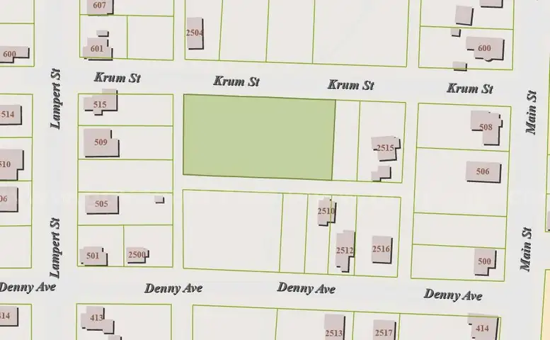 Six( 6) Adjacent CITY-LOTs (195&#x27; X 112.5&#x27;) (0.5 Acres) in Alton, IL (24 Miles north of Downtown St. Louis, Missouri)