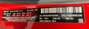 2017 Alfa Romeo Giulia T1 Sedan