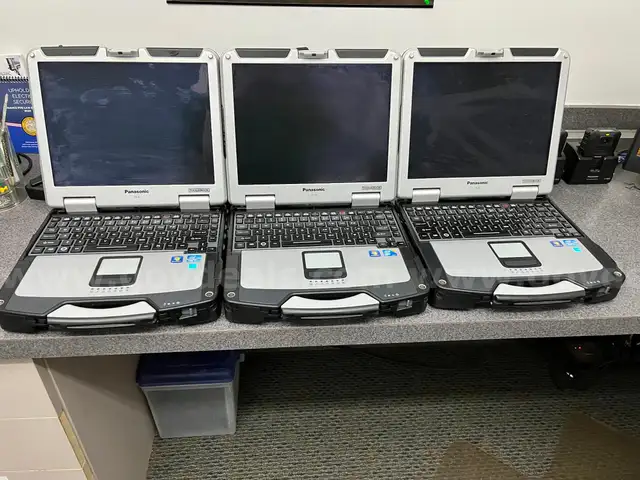 Lot of (3) Panasonic CF-31 Toughbook MDC&#x2019;s