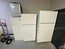 Lot of 4 Refrigerators/1 Freezer