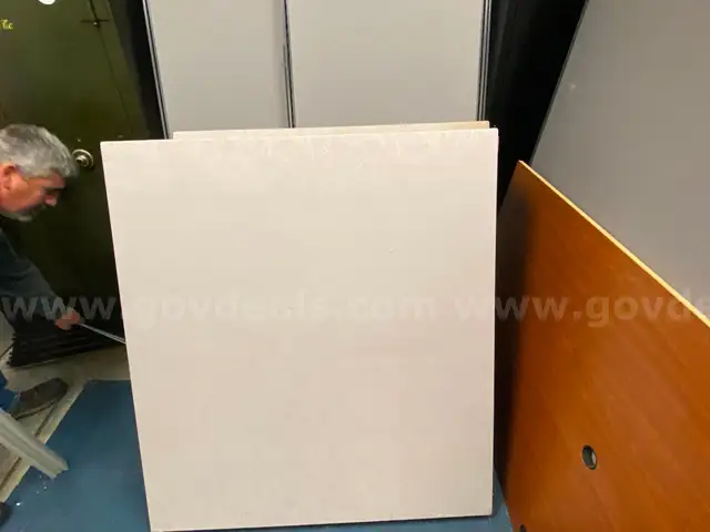 Lot of Office Cubicles & Metal Cabinet