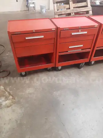 Lot of 5 Kennedy Tool Boxes