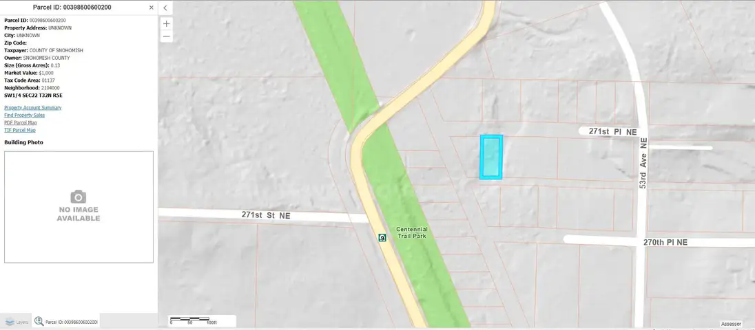 0.13 Vacant Land in Arlington, WA