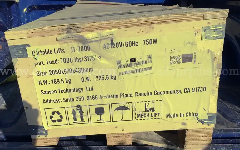 VEVOR Car Lift 7,000 LBS Capacity Portable Car Lift Auto Car Jack Lifts for Home or Garage Repair Shop