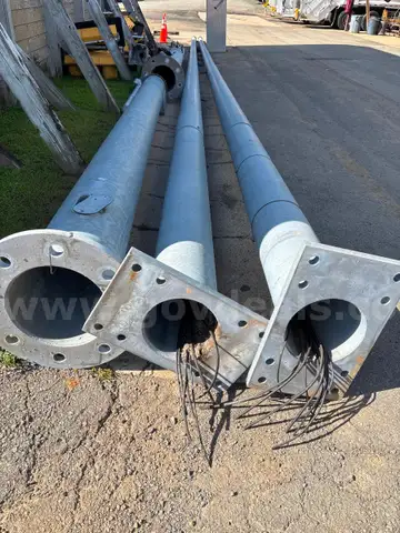 Traffic light poles
