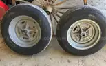 LOT of 4 Tires &#x26; Wheels  - From Landscape Trailer - ST205/75R15