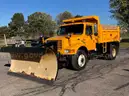 1999 International 4900 DT466E Dump Truck w/ Spreader & Plow