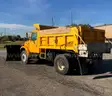 1999 International 4900 DT466E Dump Truck with Spreader and Plow