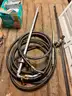 CENTRAL AIR PNEUMATIC BARREL PUMP SANDBLASTER