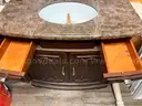 36 IN. X 21 IN. VANITY WITH MARBLE TOP