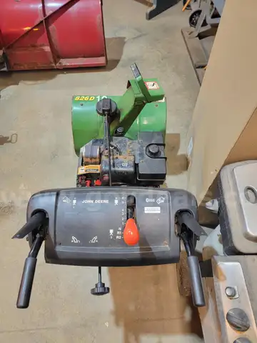 John Deere 826D snowblower