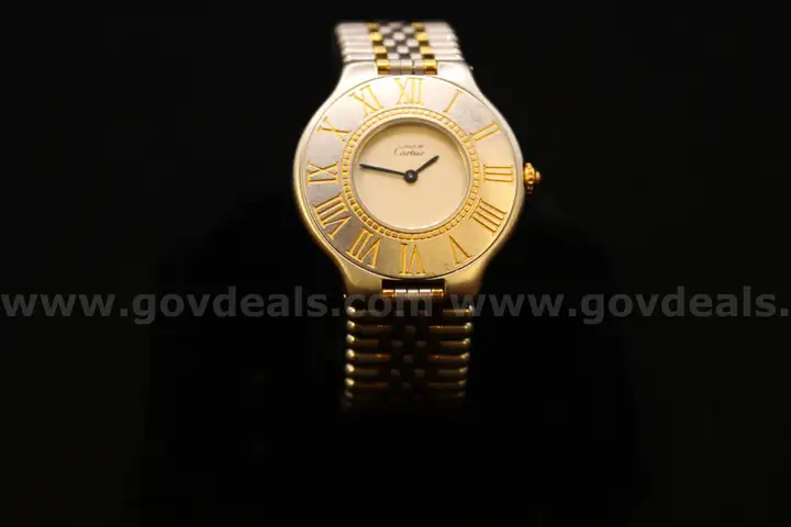 Silver and Gold colored Cartier like watch