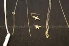 Lot of 6 Gold Colored Necklaces
