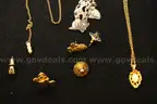 Lot of 6 Gold Colored Necklaces