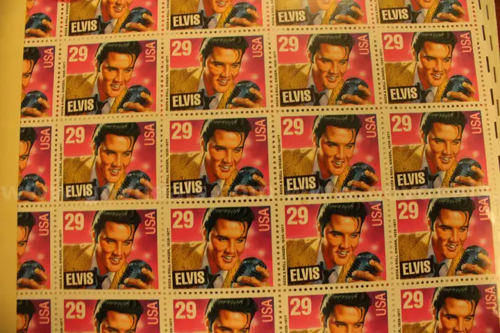 Lot of 420 Elvis Stamps