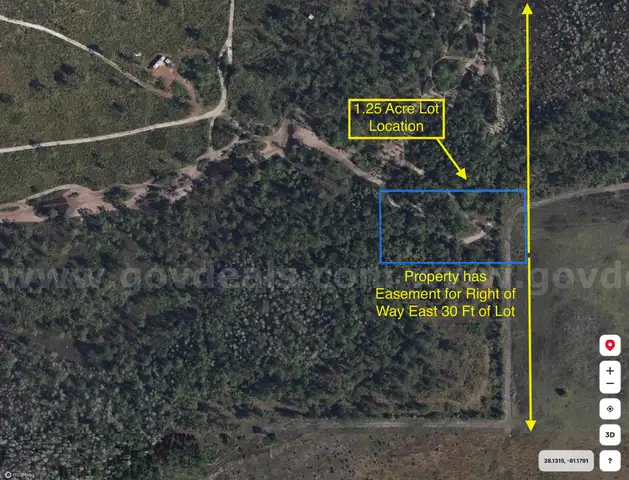 1.25 Acre Osceola County, Florida No Reserve!