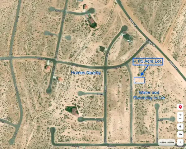 1/5 Acre Buildable Lot Kern County California