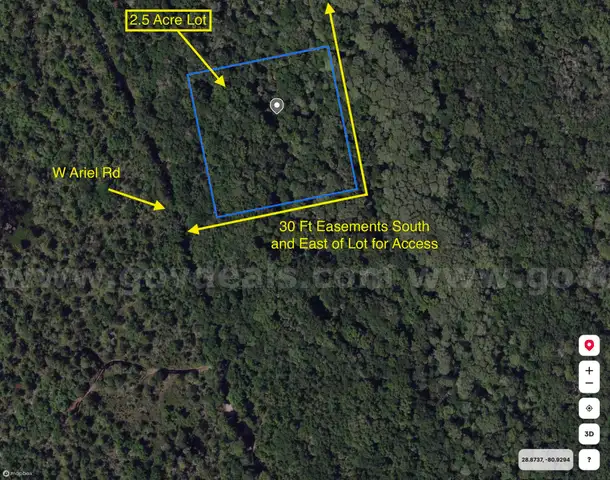 2.50 Acre Volusia County, Florida No Reserve